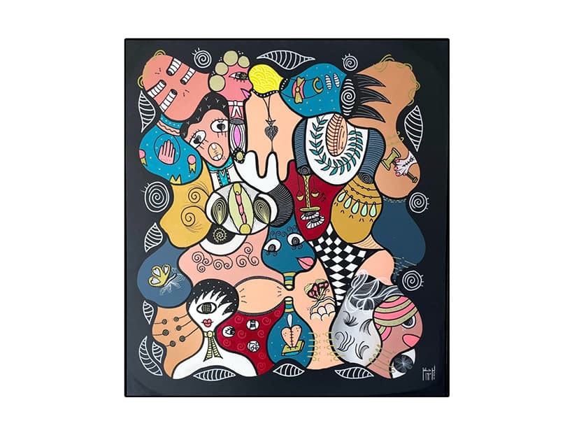 Artwork titled 'Harmonie Equitable' by Narjess Azzouz